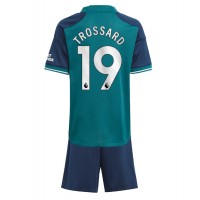 Camiseta Arsenal Leandro Trossard #19 Tercera Equipación Replica 2023-24 para niños mangas cortas (+ Pantalones cortos)